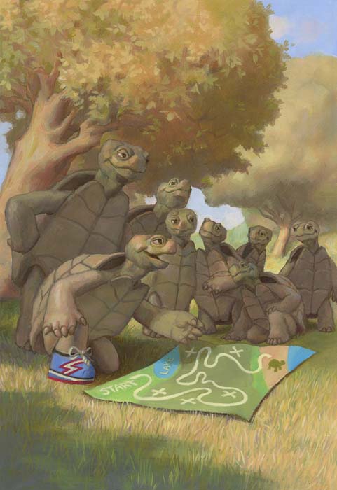 Freeberg, Eric-Illustration for 'Tortoise and Gazelle,' book 2 in Kudu the Tortoise series..jpg