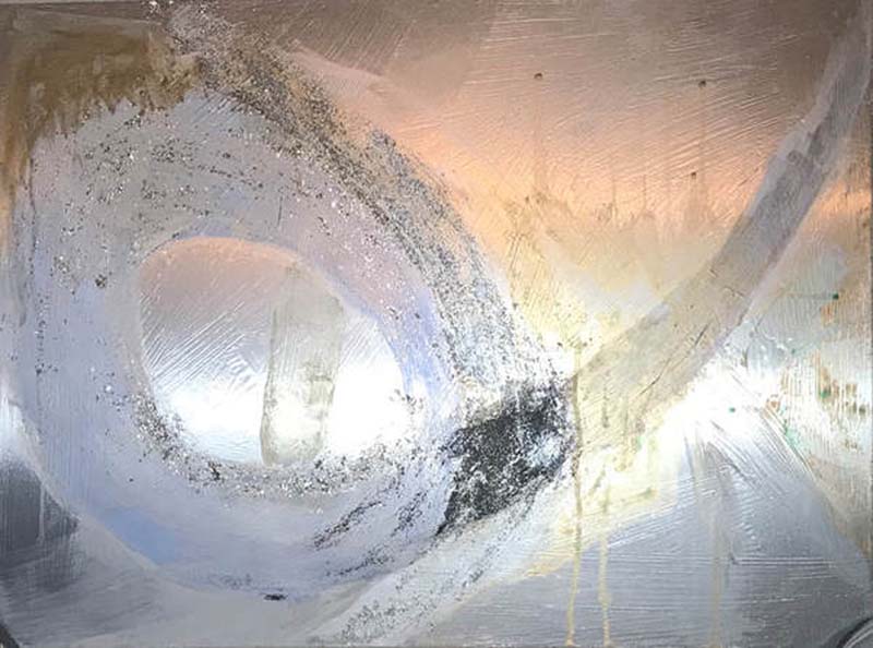 Lesley Bodzy-Infinity-Acrylic on Aluminum Panel-$575 (Copy)