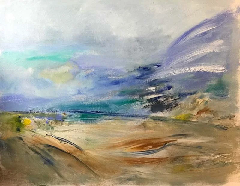 Paul Edelson-Landscape in Flux-Oil on Canvas-$875