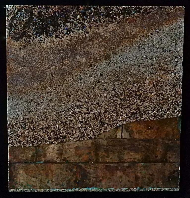 Modern Fossils-Erosion- Nature's Hourglass-Mixed Media: Plaster and Found Objects-$1600