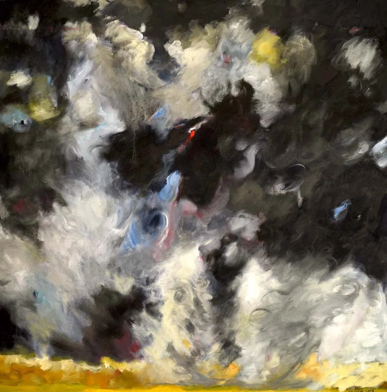 Mercedes Nuñez-Time Approaching 0900 Hour-Oil on Canvas-$2700