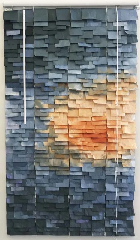 Shiyu Zhang-8:00 In the Morning-Dye Paper, Blind-$600
