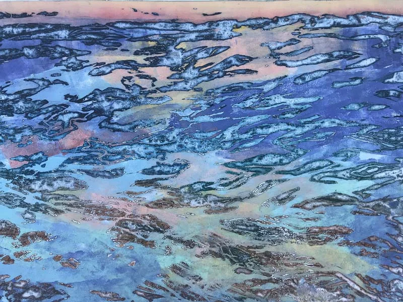 Chris Ann Ambery-Day is Done-Solarplate Etching-$1000