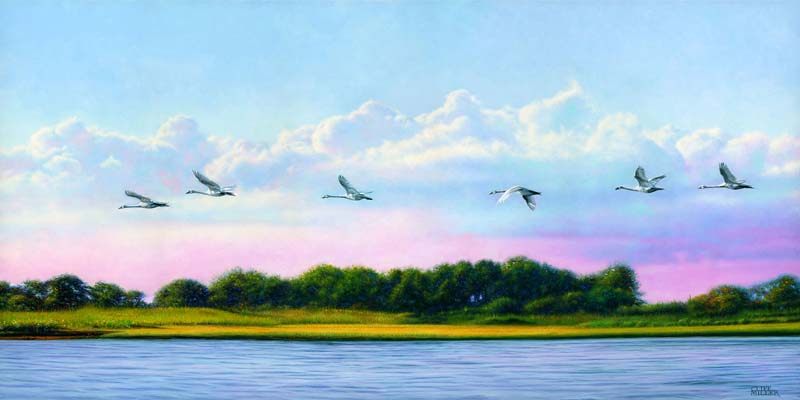 Cliff Miller-To Goose Island-Oil on Gesso Panel-$12000 (Copy)