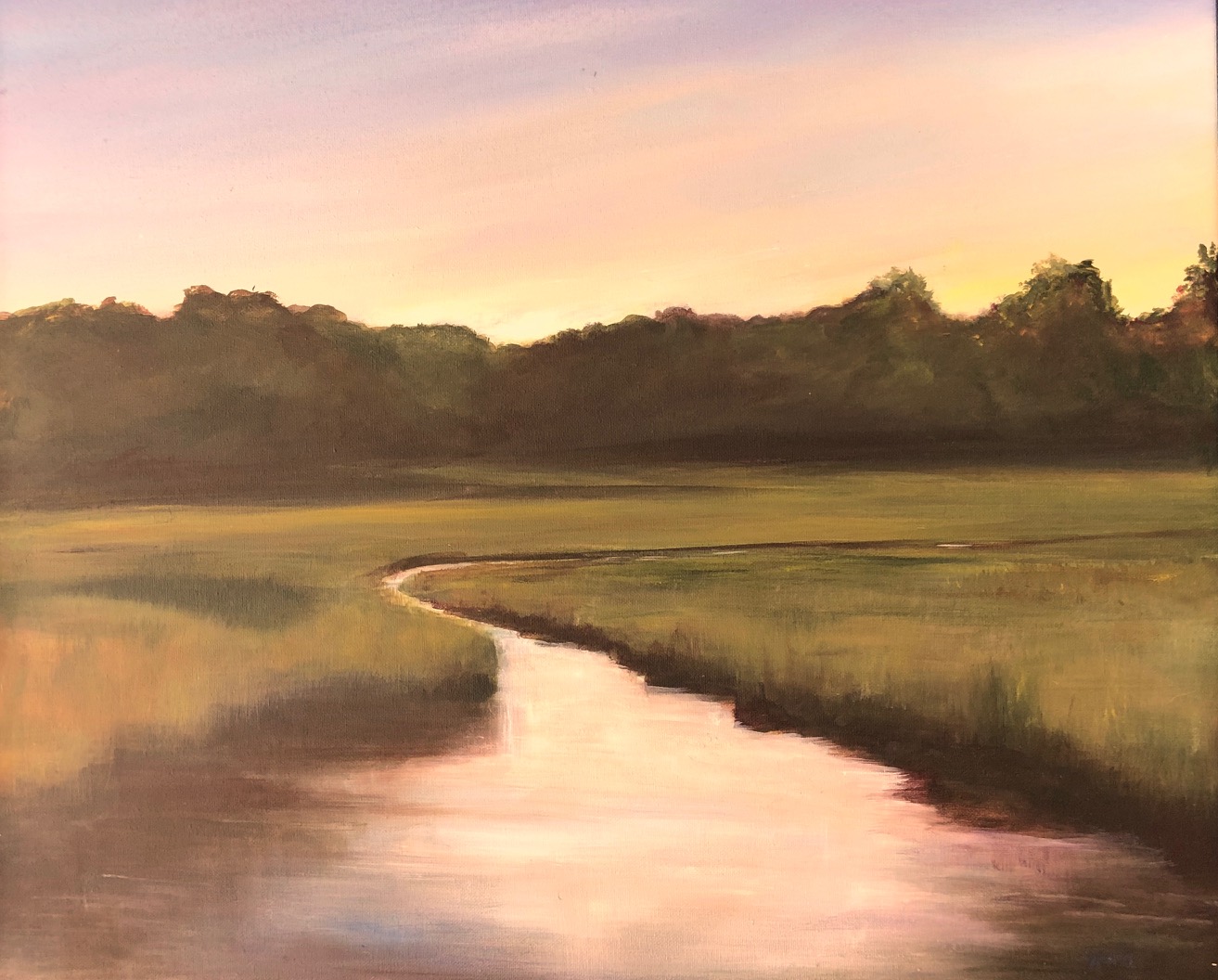 Patty Yantz-Afterglow, West Meadow-Acrylic on Canvas-$450 (Copy)