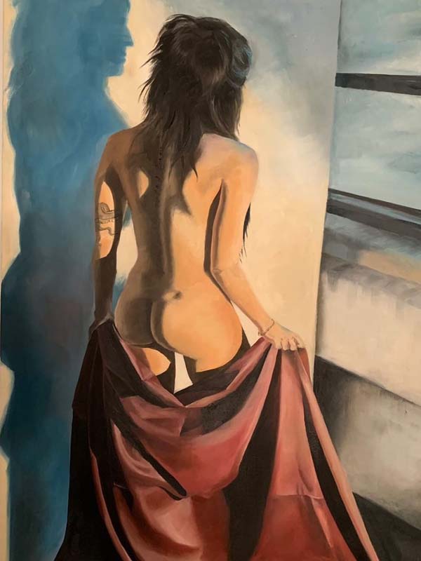 Taylor West-Woman in Drape-Oil on Canvas-$500.jpg