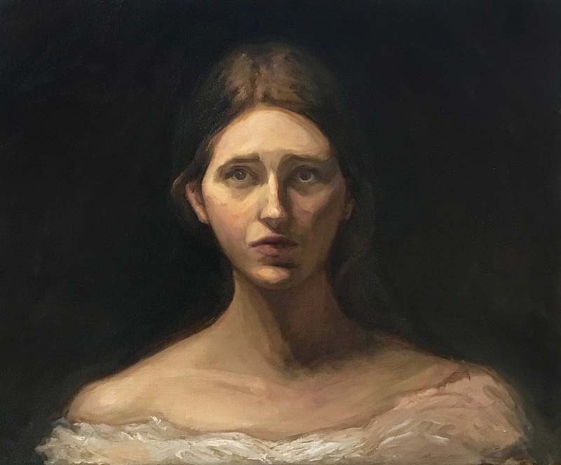 Adelyne Rizzo as Thayer's Angel-Oil on Linen (Copy)