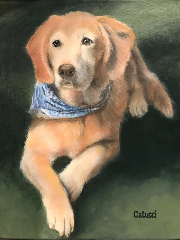 Bandana Boy, Acrylic 11x14 NFS