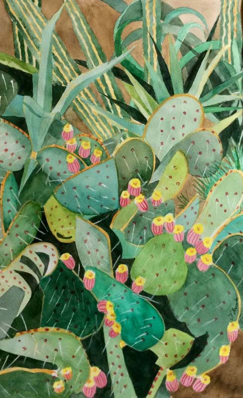 Joyce Bressler-Cacti-Watercolor (Copy)