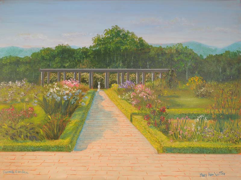 Mary Ann Vetter-Formal Garden-Oil (Copy)