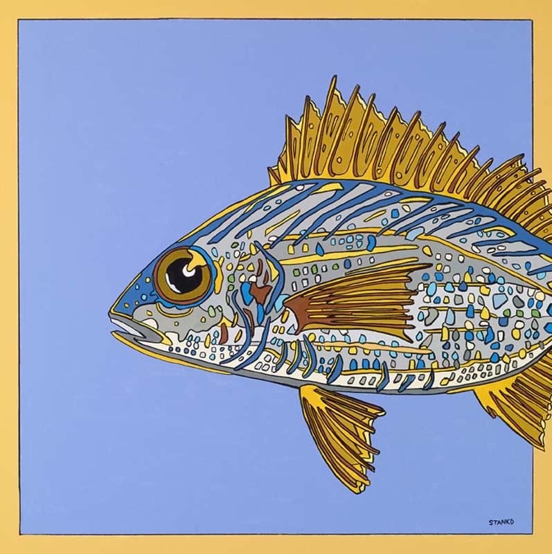 Mike Stanko-August Fish-Acrylic (Copy)