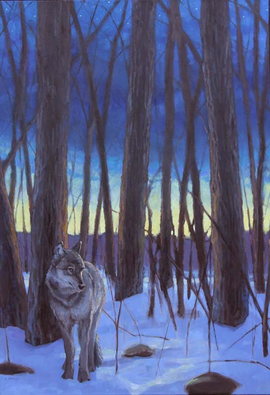At the Edge of the Woods-32x46 (Copy)