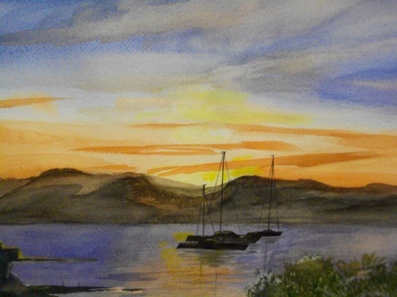 Gisela Skoglund-St - Tropez-Watercolor (Copy)