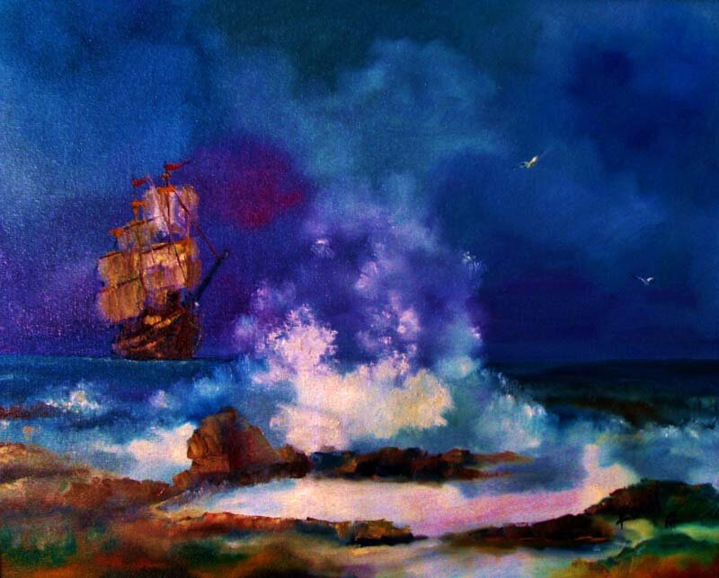 John Koch-Storm-Oil on Canvas (Copy)