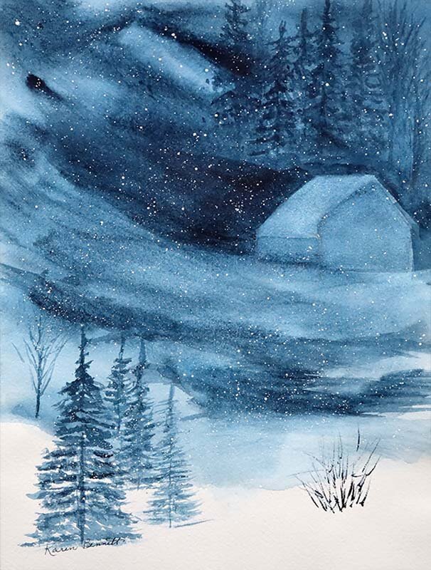 Karen Bennett-'Tis the Season-Watercolor (Copy)