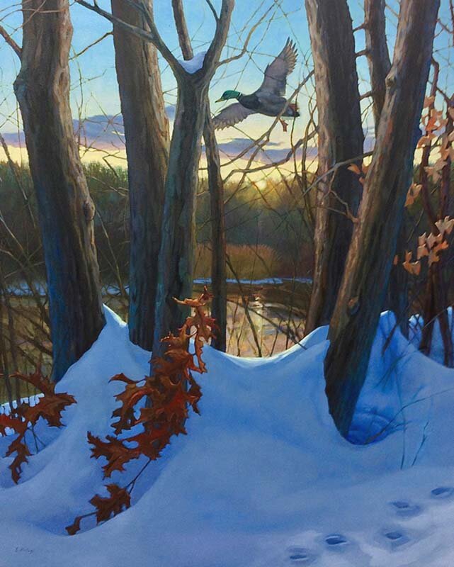 Liz Kolligs-Little Guide in Deep Winter-Oil on Canvas (Copy)
