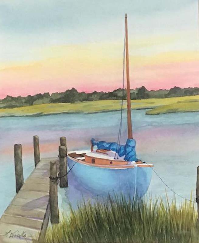 Lynn Kinsella-Summer's End-Watercolor (Copy)