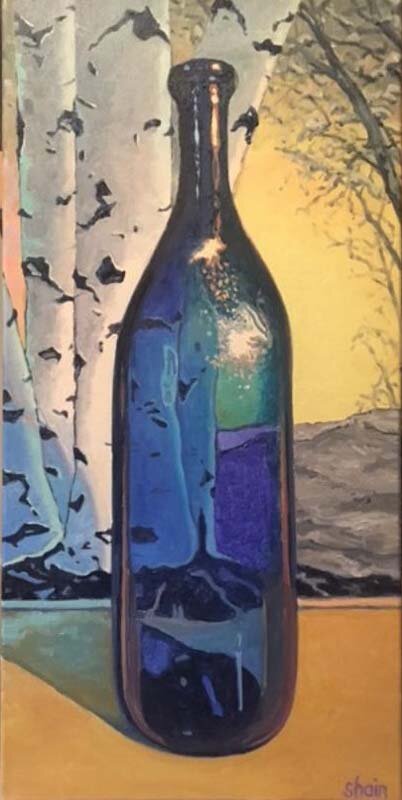 Shain Bard-Birches in Blue Bottle-Oil (Copy)
