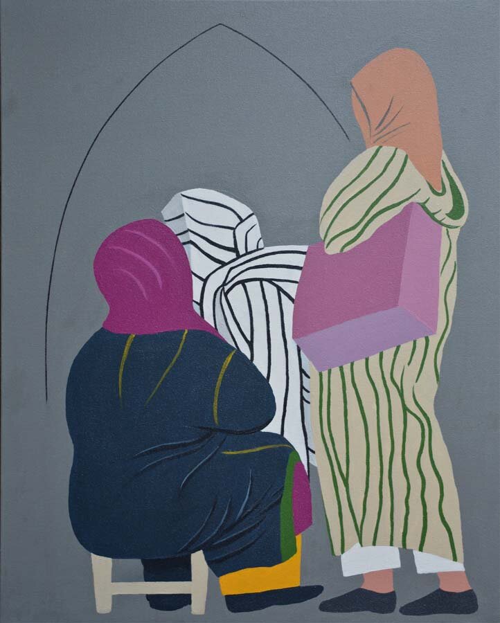 David Herman-The Secret - Morocco-Acrylic/ Canvas-$1000