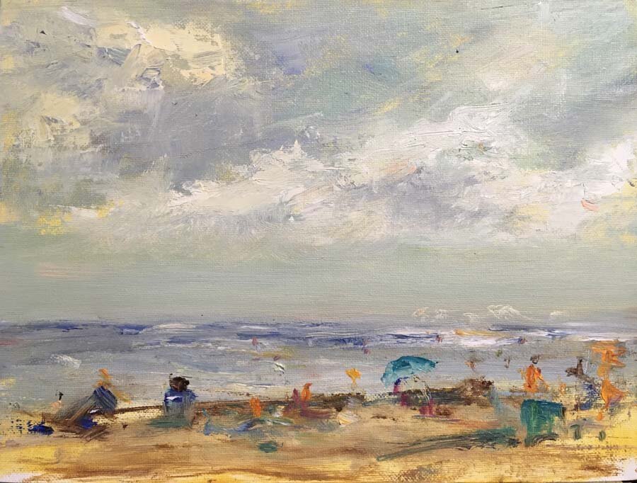 Joan Sicignano-Summer at the Beach-Oil-$250