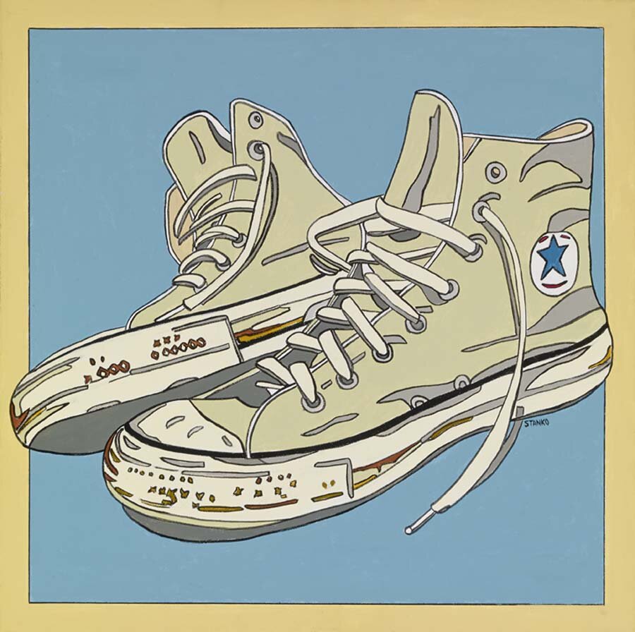 Mike Stanko-The Sneakers-Acrylic-$800