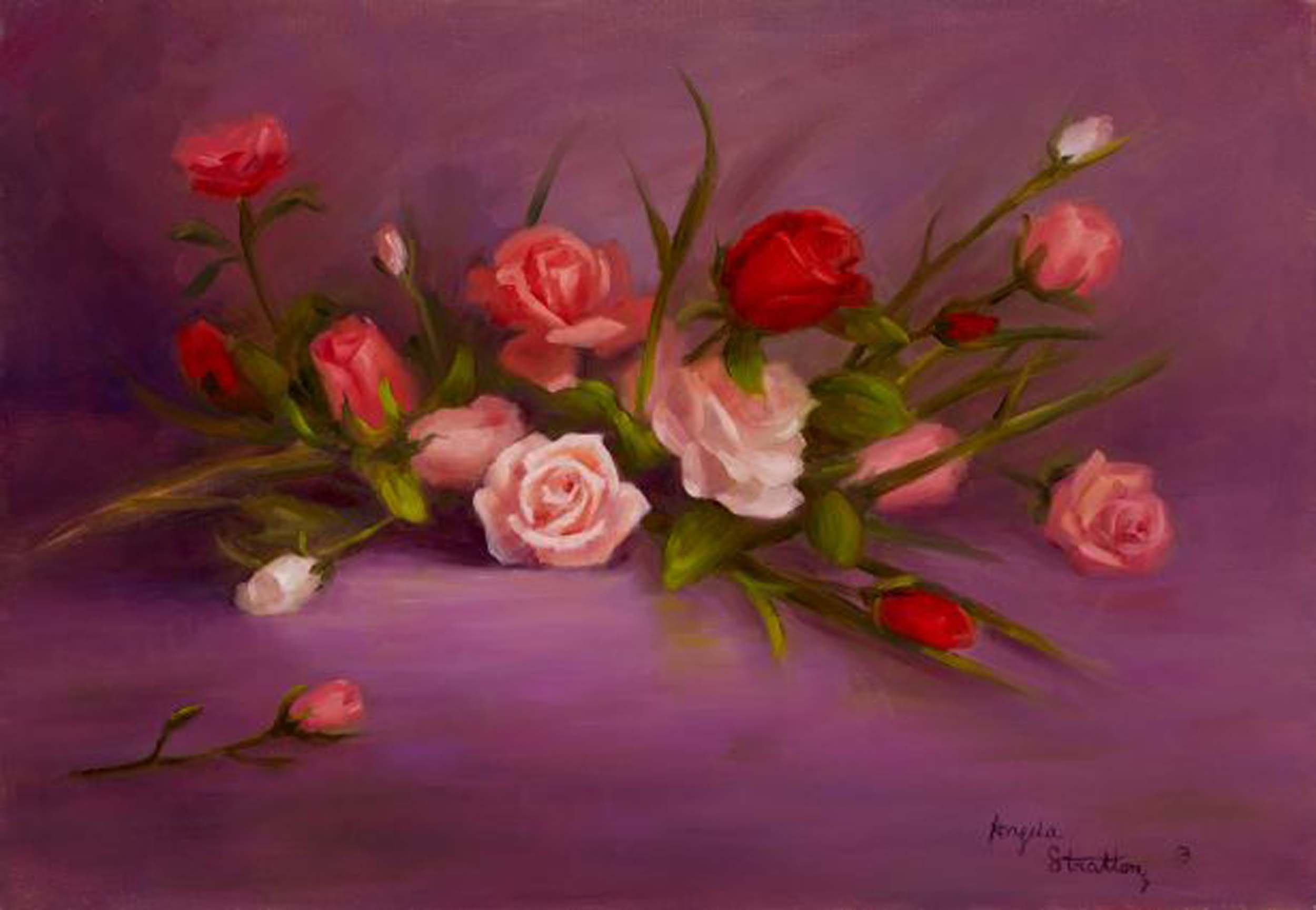 My Favorite Flowers-14X20-OIL-$800