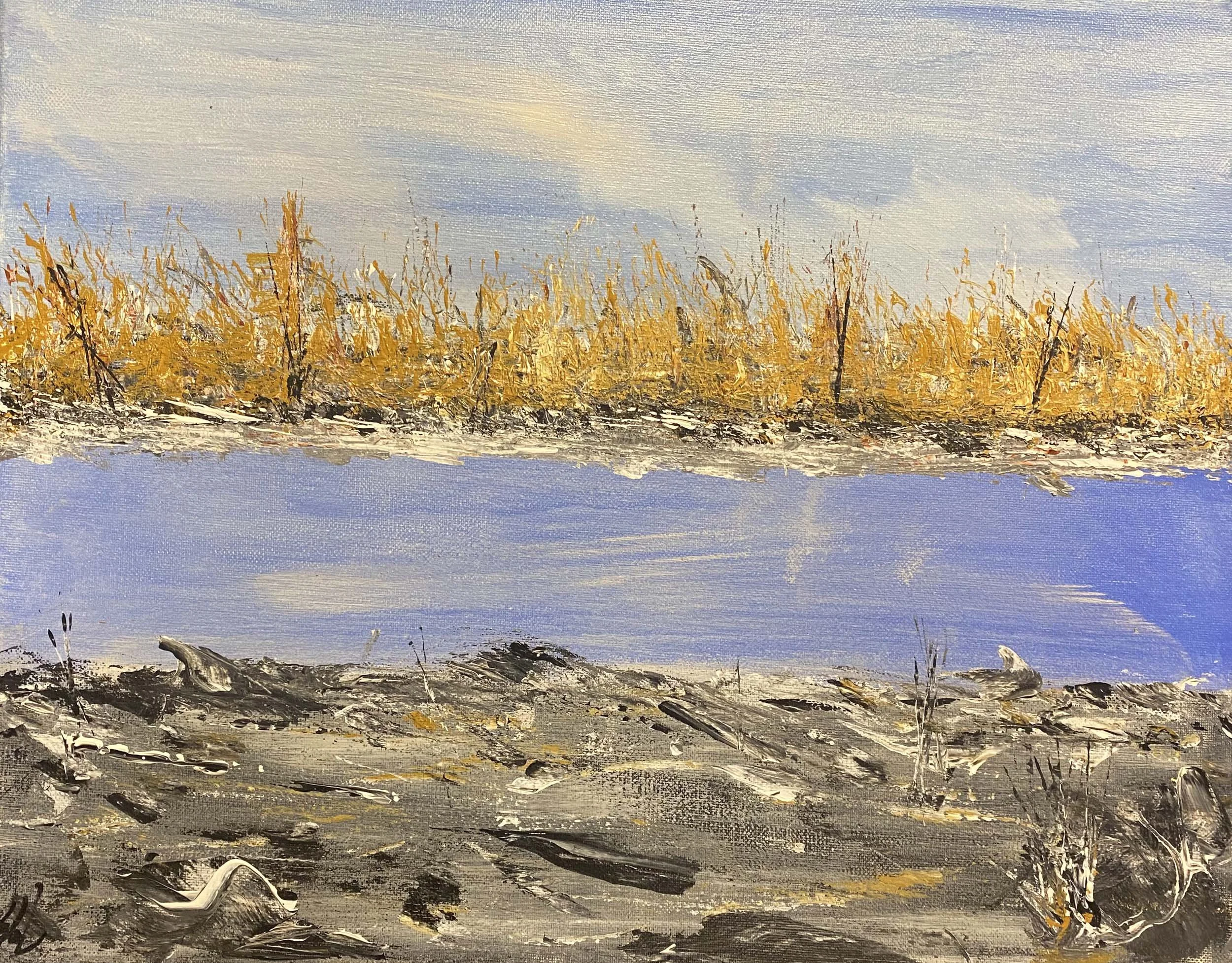 Nicholas Valentino-Canal at Babylon-Acrylic
