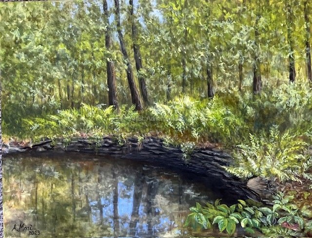 Early summer on Rossman hill- Oil on canvas 12”x16”.jpg