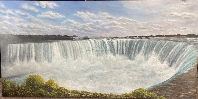 Niagara Falls-Oil on canvas 24”x 48”.jpg