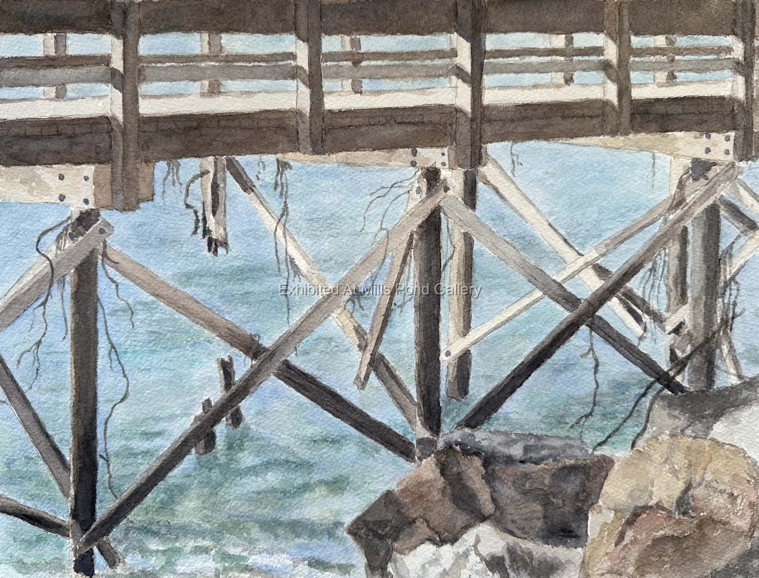 Judy Stone-Under the Mt.Sinai Pier-Watercolor.jpg