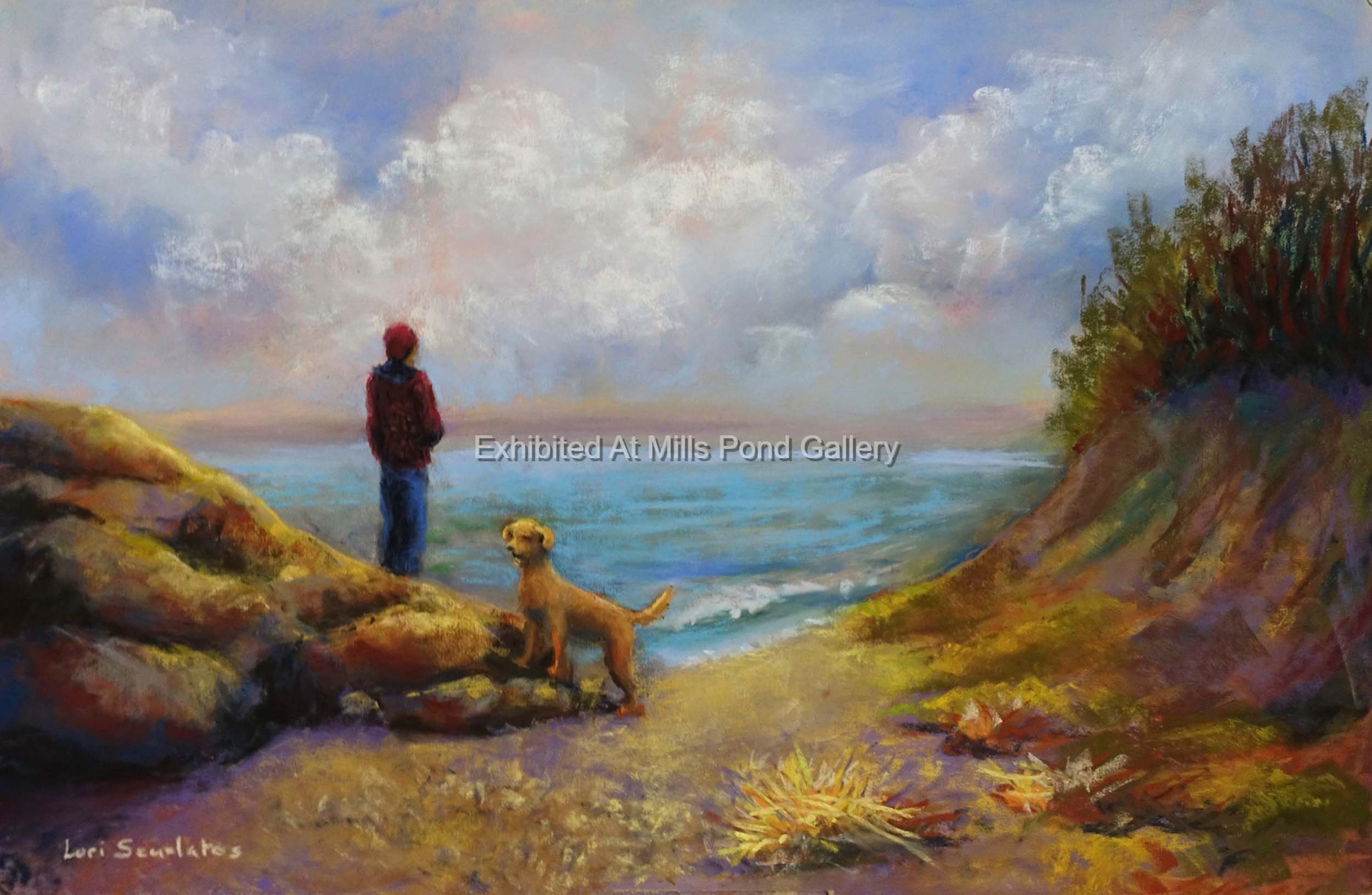 Lori Scarlatos-Winter Walkies-Pastel on Sanded Paper.jpg