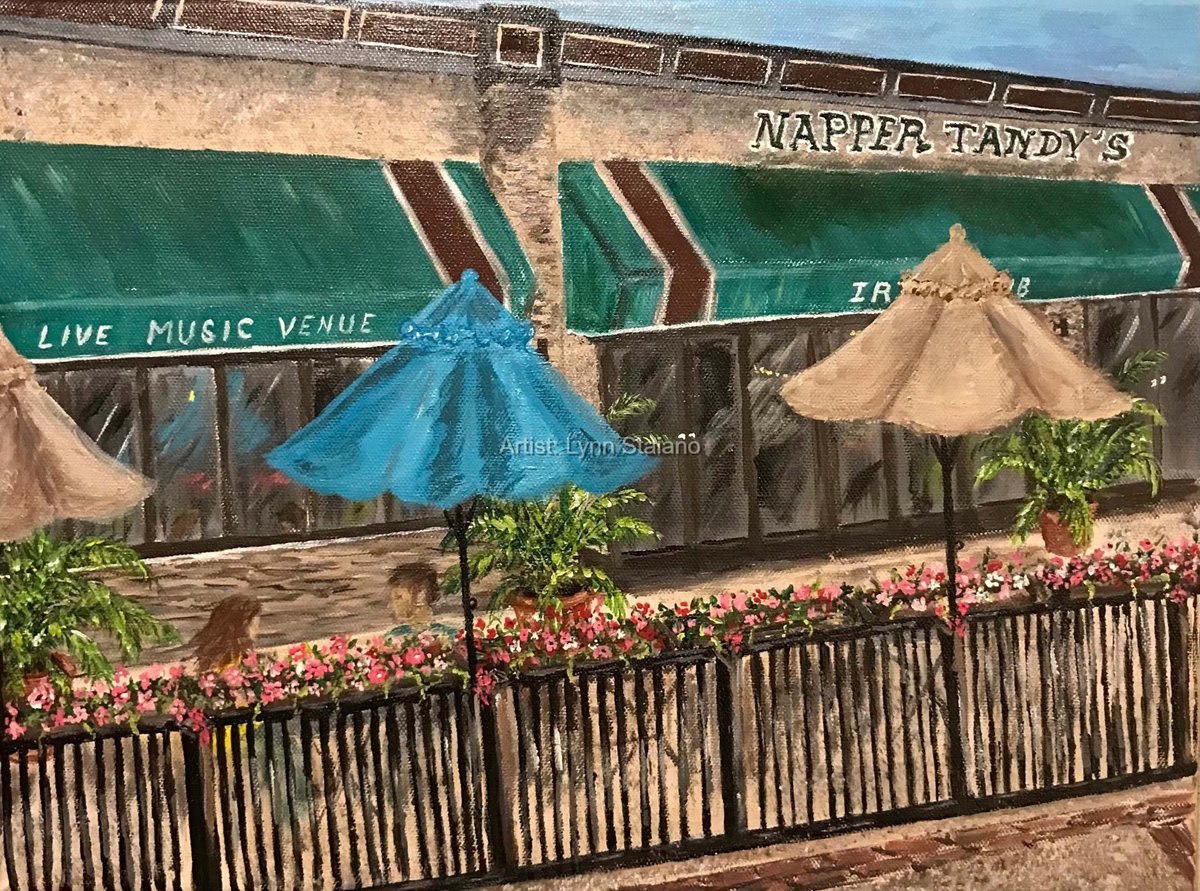 Summer on Main Street 12” x 16” Acrylic on Canvas