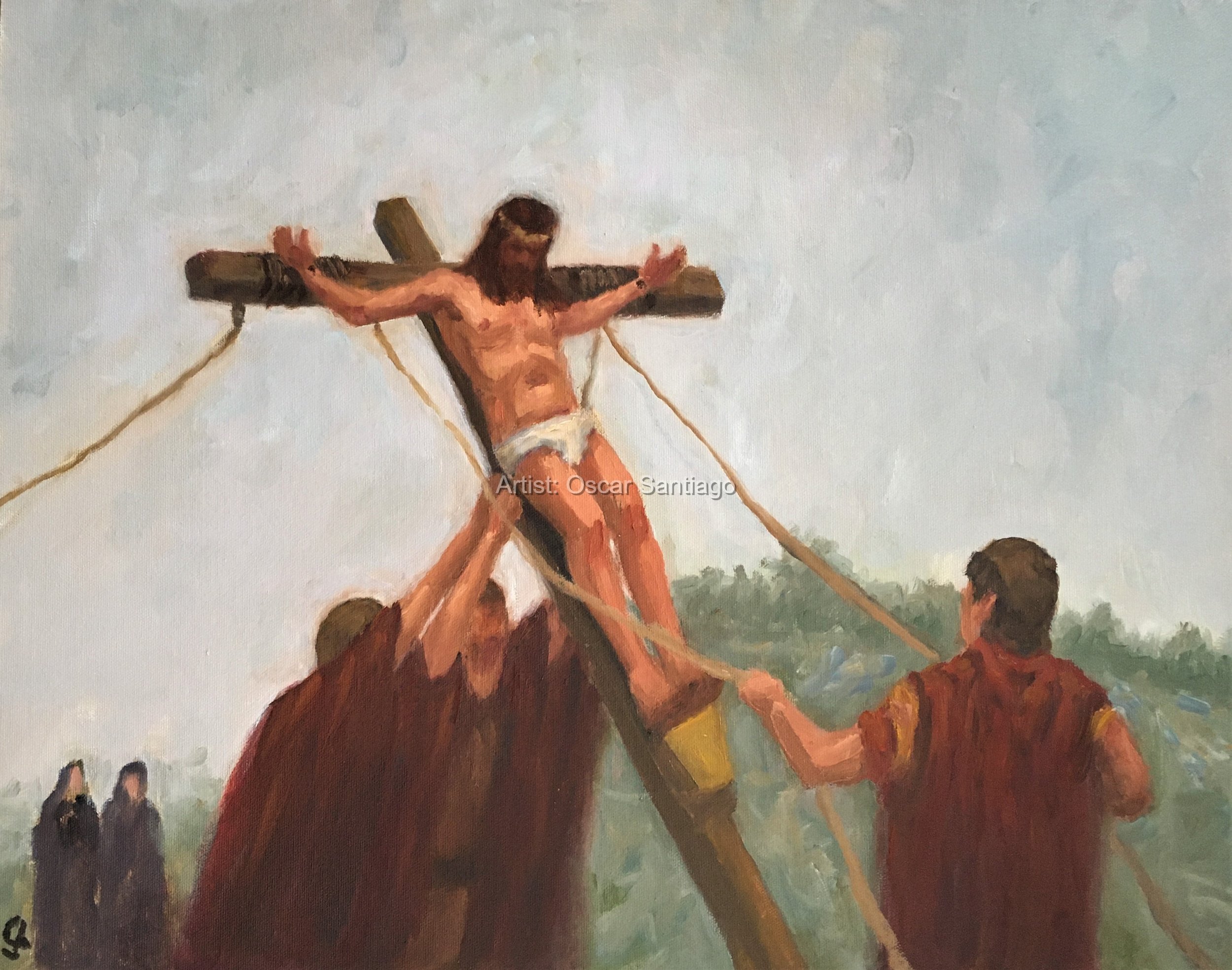 Lifting the Cross-Oil-16x20