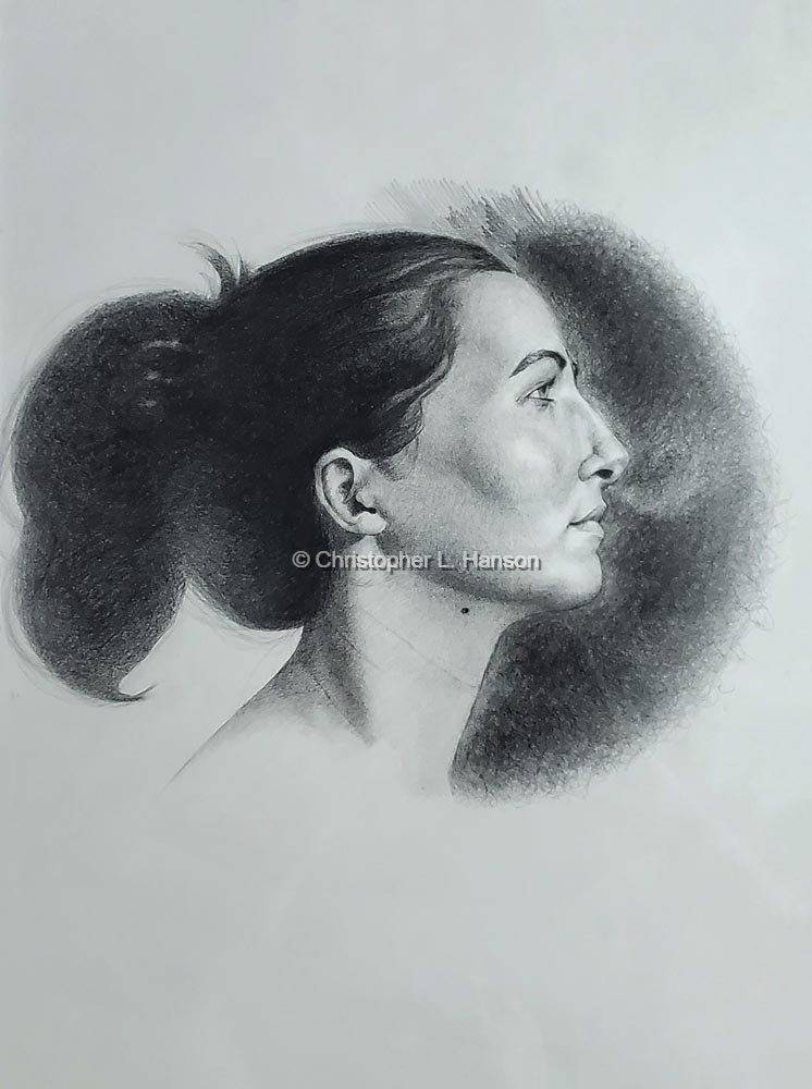 Profile of Steph-Graphite on paper