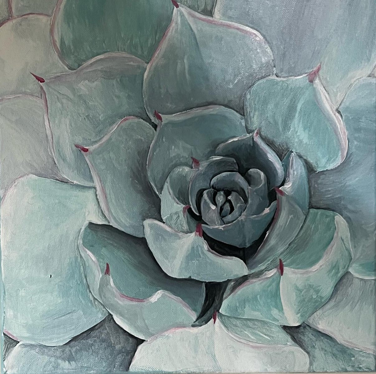 Lynn Larrison-succlent-acrylic