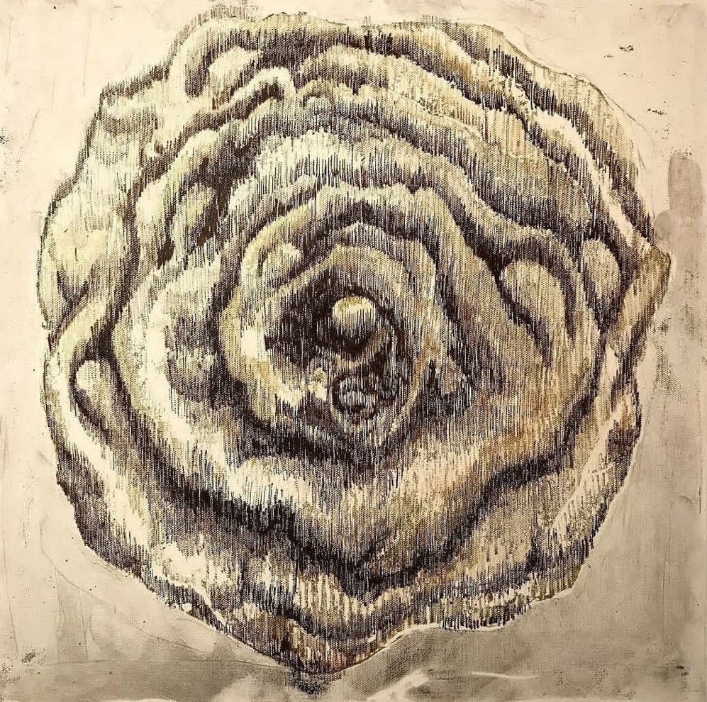 Soul Face-Rose-mixed media