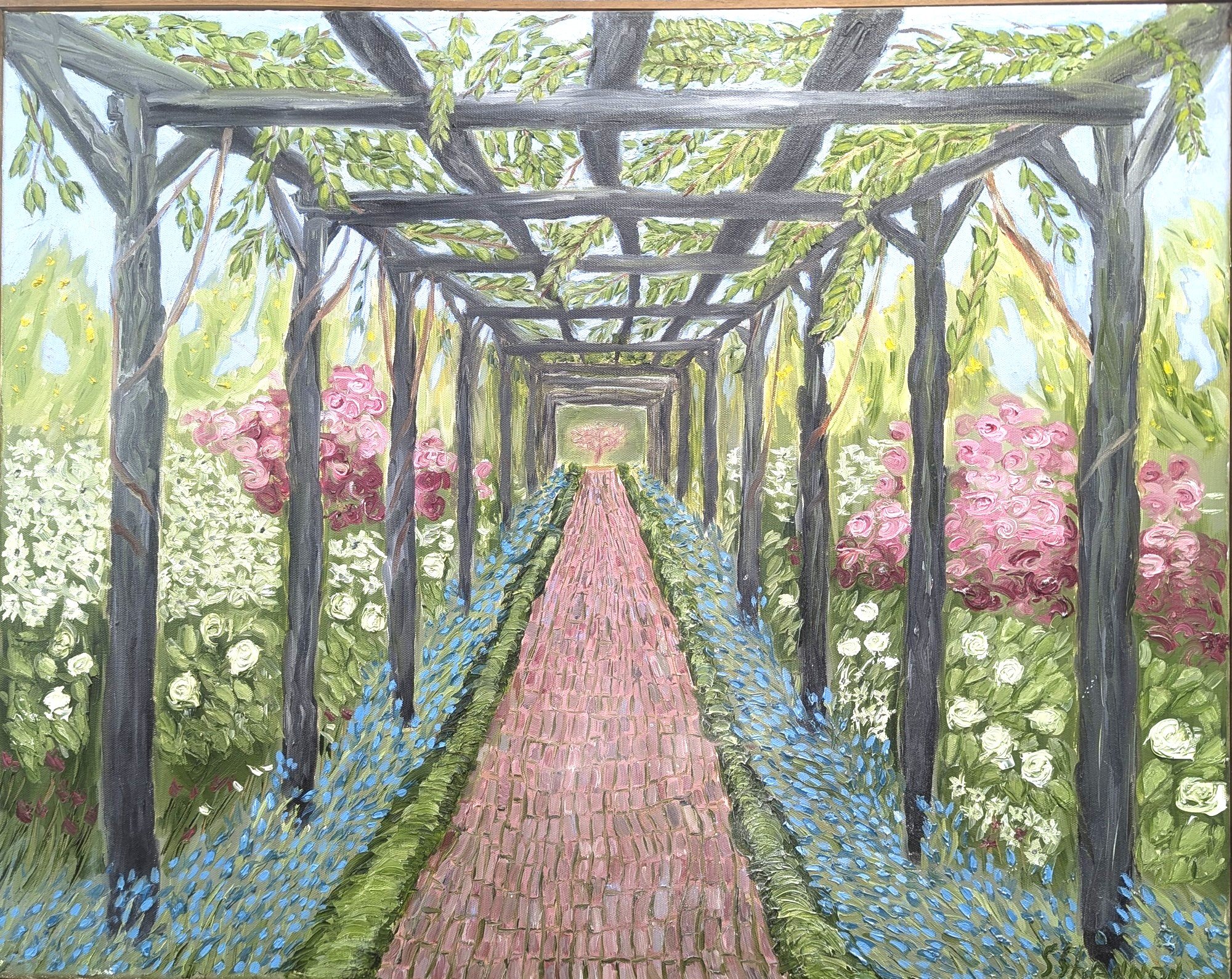 Stephen Shannon-Spring Walkway-Oil