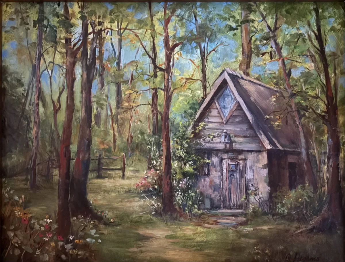 Judy Pagano-Cottage  at Kinstler Studio-Oil on Board.jpg
