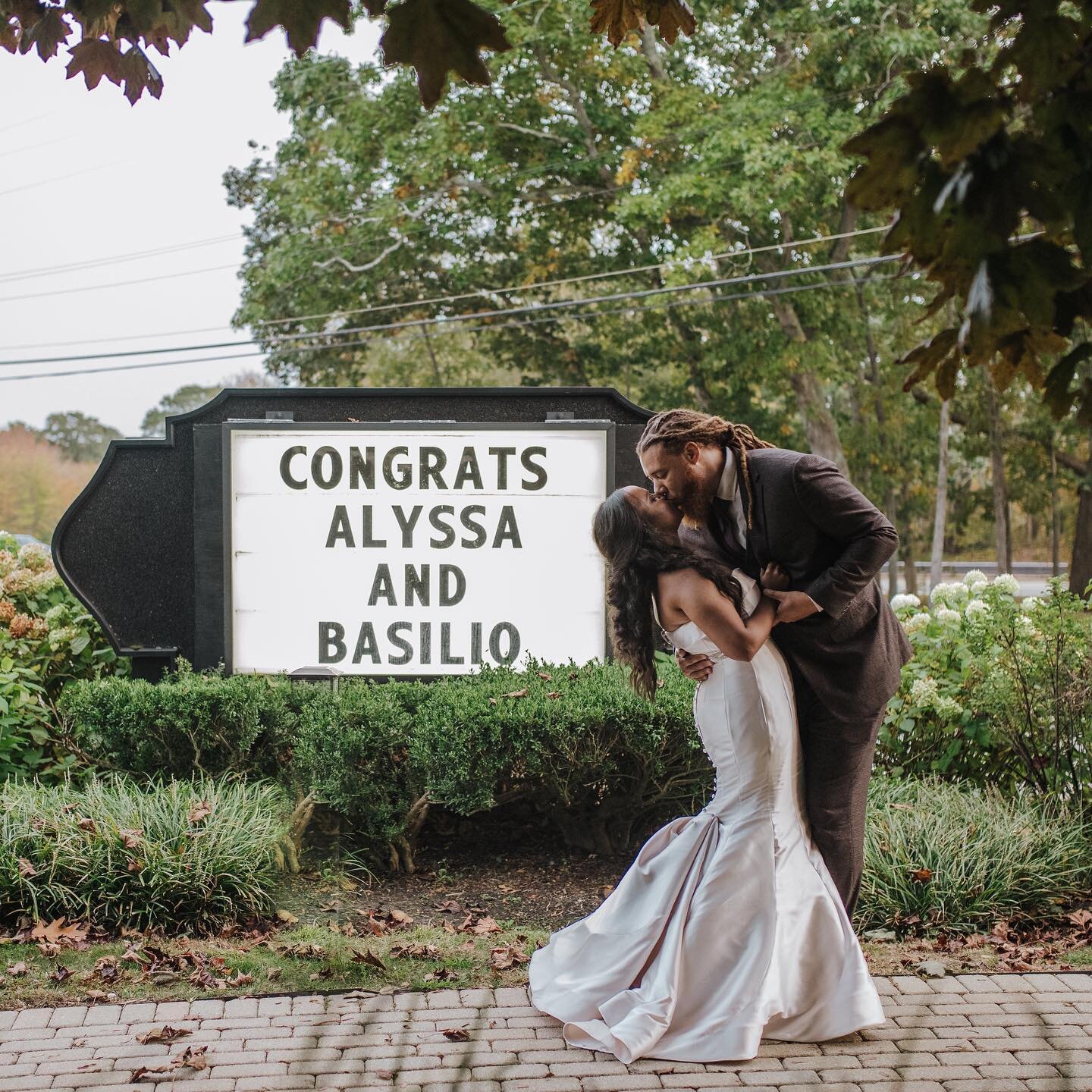 Congrats Alyssa &amp; Basilio
#newlyweds