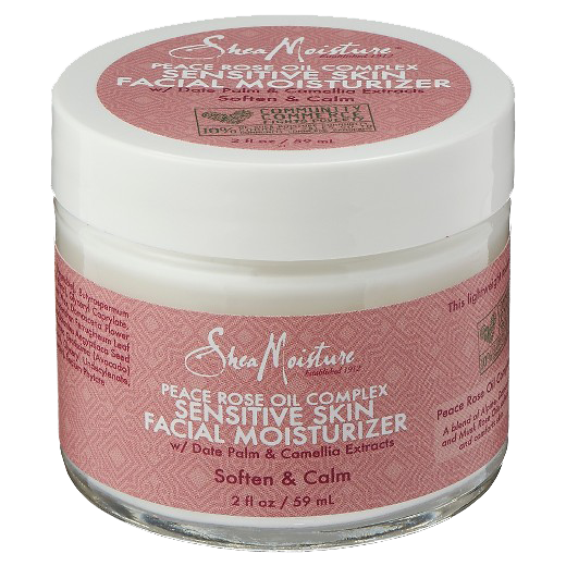 Shea Moisture Peace Rose Oil Complex Sensitive Skin Facial Moisturizer