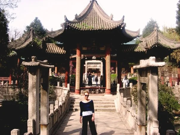 Hart studying abroad in China.