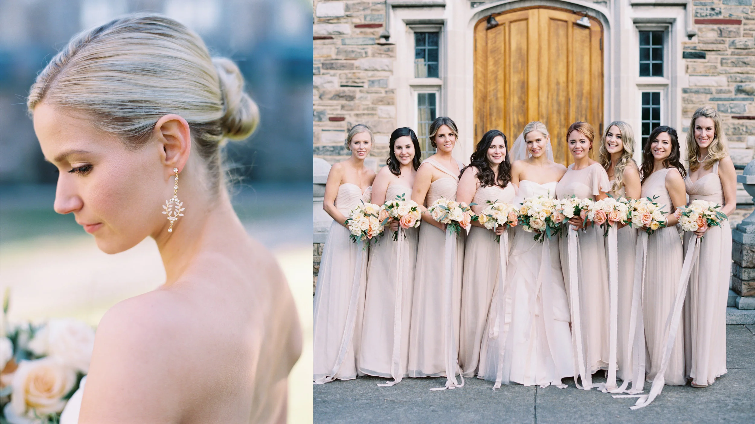 Amanda did the makeup for Allison (Mirror Mirror's executive producer) and her bridal party wedding. Photos by Amanda's husband, Austin Gros, who is an incredible wedding photographer! Check out his work here.