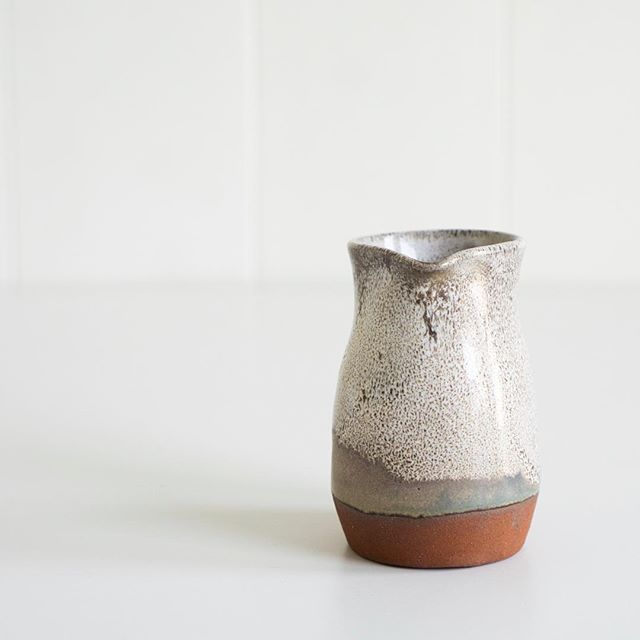 Intended for sake... maybe better for some creamer?
- 
#ceramics #pottery #handmade #sake