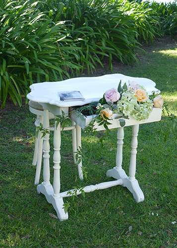 auckland wedding hire pop up ceremony set diy complete signing table