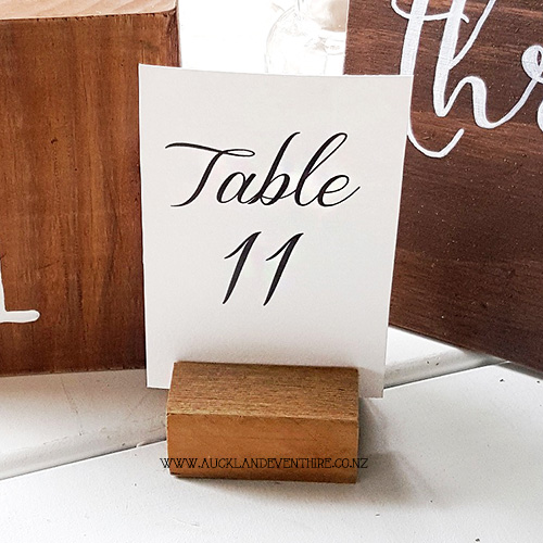 Rustic Wood Block Table Numbers Holder Auckland Event Hire Rustic Wood Block Table Numbers Holder, Wooden Block Table Numbers Wedding