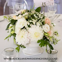 white-ceramic-urn-vases-wedding-event-hire-auckland