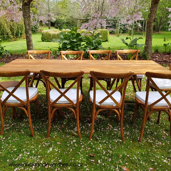 wooden-trestle-table-hire-auckland-wedding-party-event-rent-kauri