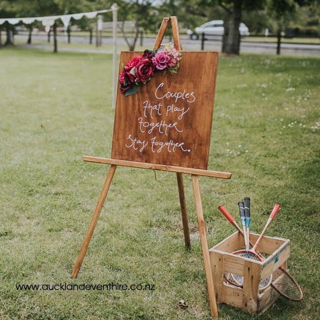 Signs & Easels — Auckland Event Hire