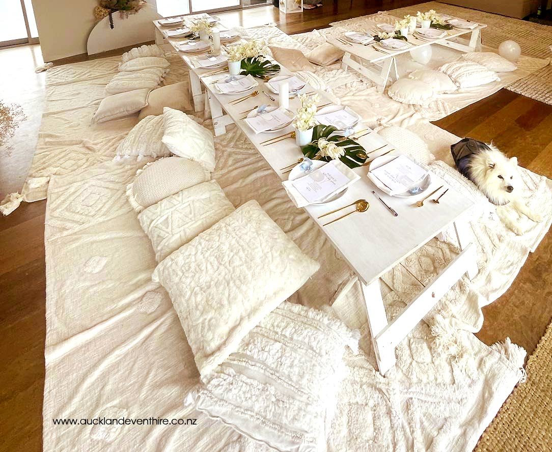 cream-white-beige-picnic-party-table-rent-set-hire-auckland