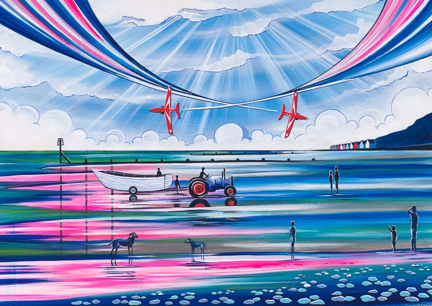 'Soaring Red Arrows'